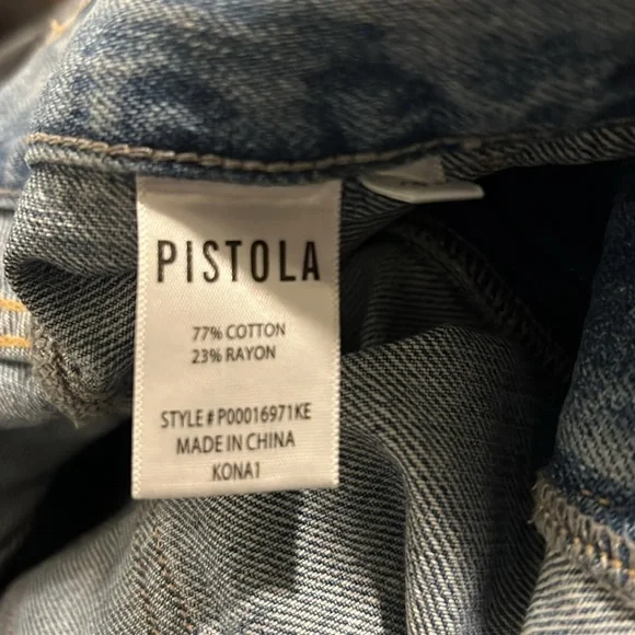 Pistola‎ Utility Ruby High-Rise Wide Palazzo Jeans Size 32 (10-12) Wide Leg - Picture 6 of 7